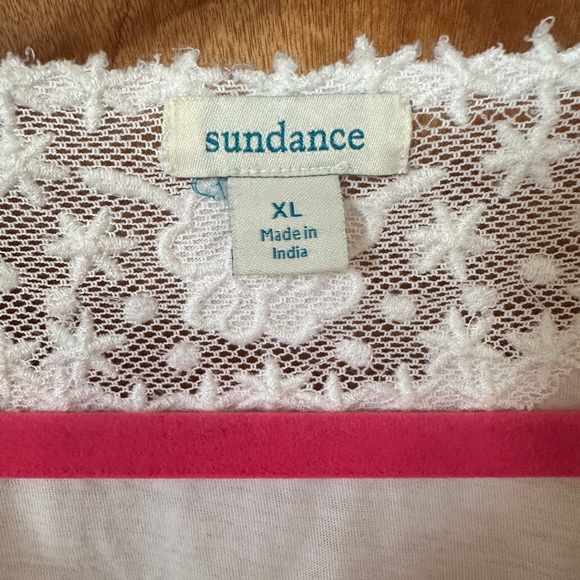Sundance lace white top size XL - Picture 5 of 10